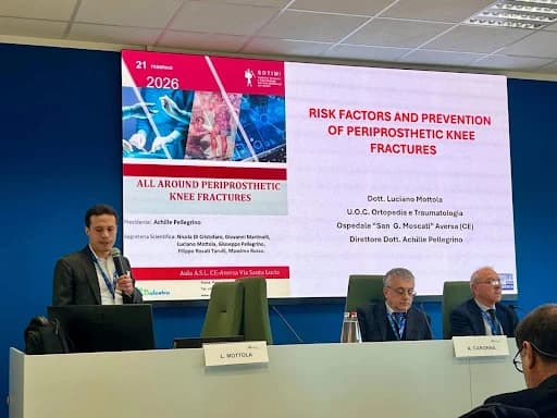 Partecipazione congressuale scientifica ortopedica del Dott. Luciano Mottola